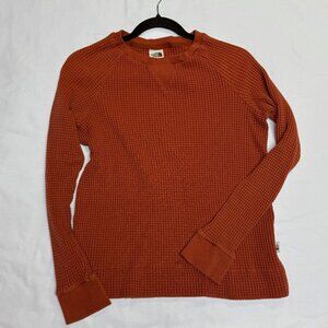 The North Face Women’s Chabot Long Sleeve Crew Top Large Rusty Orange EUC
